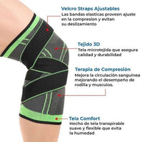 Set de 2 Rodilleras terapéuticas ajustables